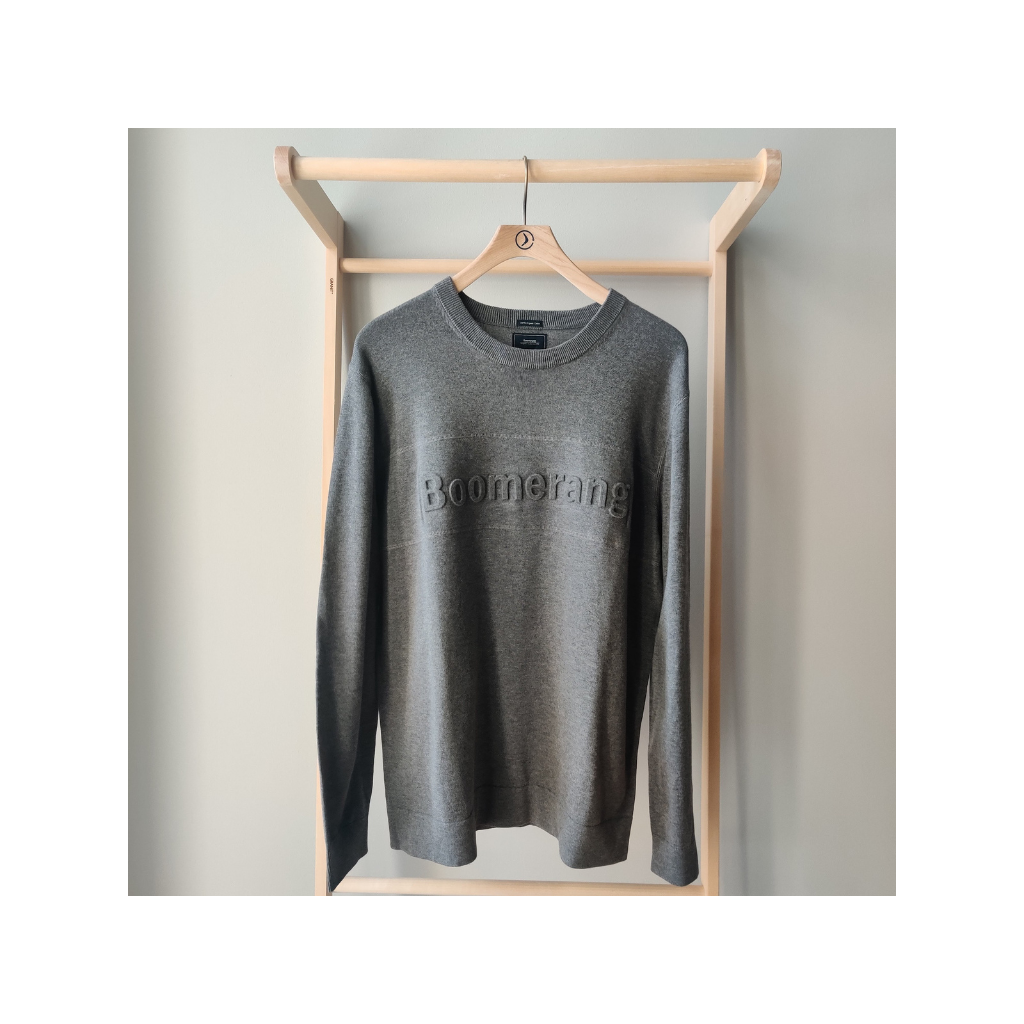 YSTIKSET: Jerry Boomerang O-Neck organic cotton sweater (XXL)